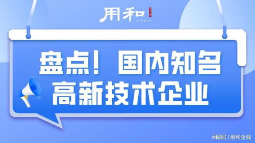 国内知名高新技术企业大盘点与技术交流